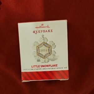 Hallmark Keepsake 2014 Mini Snowflake Ornament Vintage